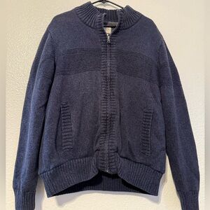 Boston Traders Dark Blue Fleece Jacket